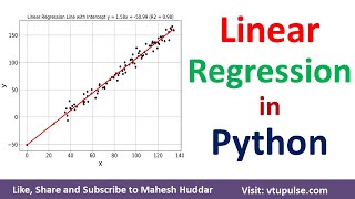 How to implement Linear Rgression in Python scikit-learn Linear Regression skLearn by Mahesh Huddar