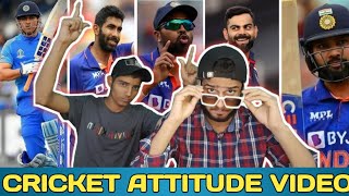 Best of Indian cricketer attitude video | Passori | full attitude reactionvideo #reaction #cricket