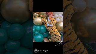 Jungle balloons like you've never seen😏 #balloonshortsvideo #balloondiy #balloon #junglebook