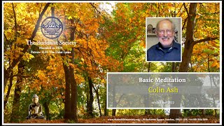 Basic Meditation with Colin Ash 6th October 2022