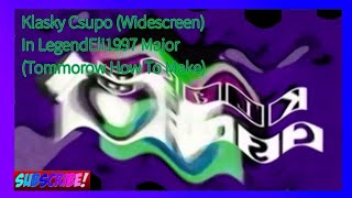 (New Effect) Klasky Csupo (Widescreen) In LegendEli1997 Major (Tomorrow How To Make)