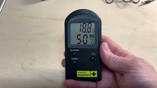 Garden Highpro: Digitales Thermo-Hygrometer Basic mit Minimum-Maximum-Funktion