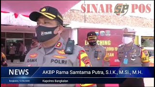 Kapolres Bangkalan AKBP. Rama Samtama Putra S.I.K., M.Si., M.H. Launching Aspol Tangguh.