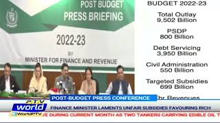 Islamabad: Report on Post Budget conference 2022-23.