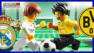 Borussia Dortmund v Real Madrid 💥 Road To Champions League Final 2024 in Lego Football Cartoon