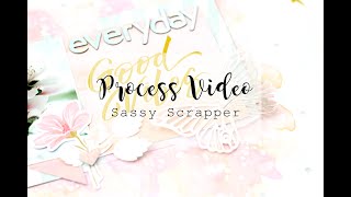 everyday good vibes layout - Heidi Swapp old school