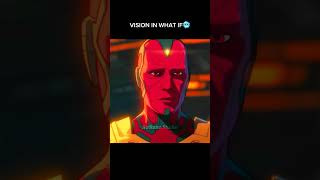 Vision in Infinity Wars🤡 vs in What If🥶 #mcu #vision #thanos