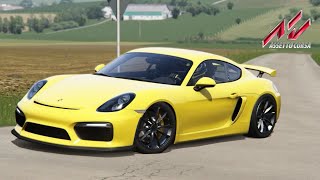 Assetto Corsa - Porsche Cayman GT4 (Test Drive) [HD]