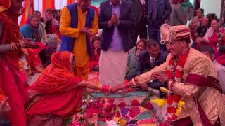 Pahadi wedding in village PANGLA  #wedding #culture #kumauni #uttarakhand #pangla #ghadwali #barat