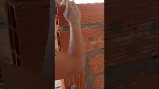 como levantar pared de ladrillo para encimera o mesada  de cocina