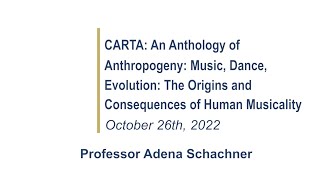 Music, Dance, Evolution: The Origins and Consequences of Human Musicality