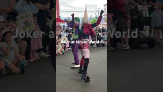 Joker and Harley Quinn at Movie World #music #travel #movieworld #journey #joker #harleyquinn