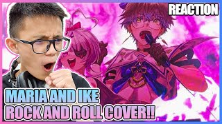 【Inkya Impulse】Cover by Maria Marionette ft. Ike Eveland Reaction - CUTE AND ROCK COMBINE!!!