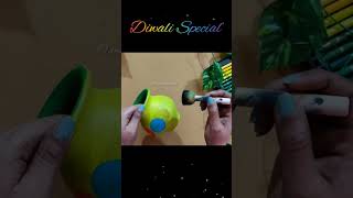 Diy Pot Painting For Diwali And Decorations #shots #diwali#painting#tending#festival viral#diy#craft