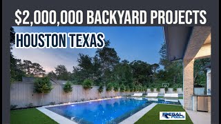 $2,000,000 in Backyard Projects In Houston Texas 💰💰💰💰💰💰