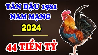 Tử Vi Tuổi Tân Dậu 1981 Nam Mạng Năm 2024 Bùng Nổ Tiền Tỷ, TRÚNG SỐ ĐỘC ĐẮC, SẮM NHÀ MUA XE | TVV