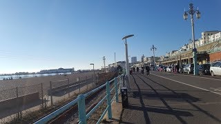 Walking Along Brighton Seafront