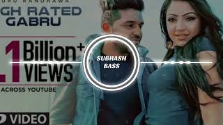 Guru_randhawa_high_rated_gabru || bass boosted song #deepbasskaran #deepbassrathour #deepbassnation