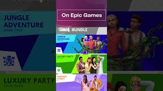 The Sims 4 The Daring Lifestyle Bundle-Free on Epic Games: 🔥Limited Time Offer🔥 #shorts