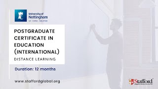 University of Nottingham Postgraduate Certificate in Education (International) - Video Tour