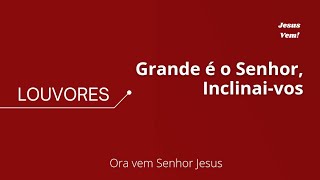 Louvor - Grande é o Senhor, inclinai-vos