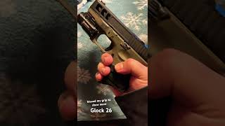 Glock 26 Trigger Guard Undercut #babysmoove #glock #glock26 #9mm #undercut  #glockperfection