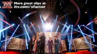 One Direction and Robbie Williams sing She's The One - The X Factor Live Final