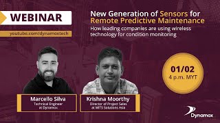 Live Webinar: New generation of sensors for remote predictive maintenance