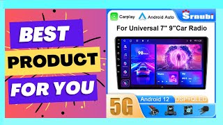 Srnubi Car Radio 2 Din Android 12 Auto Carplay Universal 7" 9" Multimedia Player