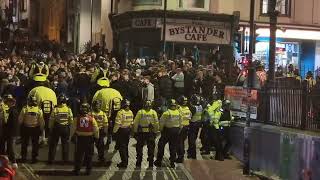 Brighton V Crystal Palace | Fans Face Off at Train Station