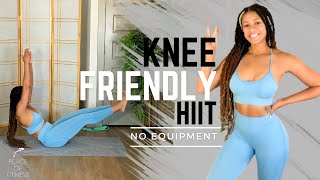 12 MINUTE KNEE FRIENDLY HIIT + ABS WORKOUT (No squats, no lunges, no jumping, no equipment)