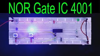 CD4001 | NOR Gate logic ic 4001 | Digital Electronics