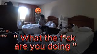 Ice Poseidon Pranks Ac7ionMan + Kangjoel Trips Over His Bed