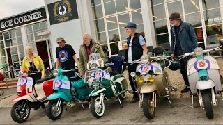 ACE CAFE SCOOTERS Kick-Start Rev-Up & Ride Home at END of SUMMER Show NOMADS SC Lambretta Vespa Day