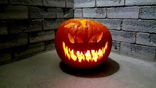 Jack-O-Lantern Timelapse | Pumpkin Carving Timelapse #1