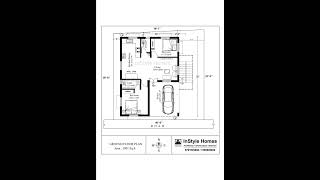 #2bedroomhousedesign #lowbudgethousedesign #buildingfloorplan #southfacingbuildingplan #instylehomes