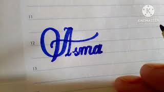 Ãsmà ÇälligråphY | Handwriting| Cursive Handwriting | Learn Cursive Handwriting |AsmAXtraActivities