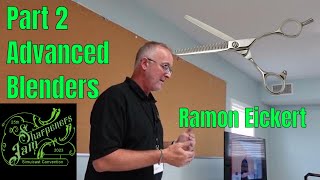 Part 2 Advanced Sharpening of Sam Villa Blending Shears -Ramon Eickert @BonikaShears