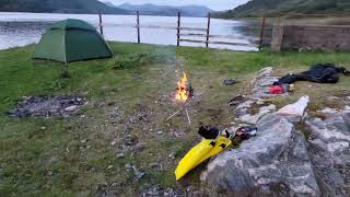 Camping at the Jetty on Loch Sunart