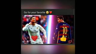 fans never fights Messi  or Ronaldo. chose one