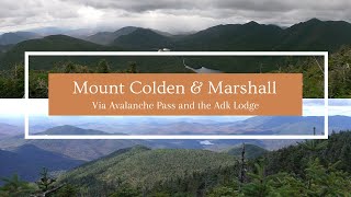 Mount Colden & Marshall via Avalanche Pass