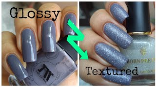 TRANSFORM YOUR NAILPOLISH INTO A TEXTURED POLISH!!!!!🙀🙀🙀🙀