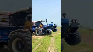 New Holland 3630 trolley performance, New Holland 3630 performance loaded trolley,trolley @KhetGuru