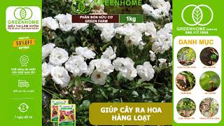 Phân Bón Hoa Hồng Hữu Cơ Green Farm, Gói 1kg