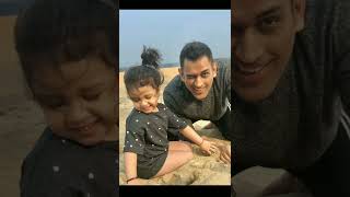 Ms Dhoni and sakshi dhoni and daughter Ziva#dhoni