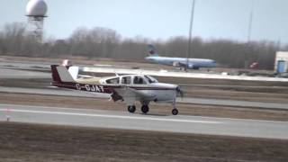 Beech V35B Bonanza (C-GJAT) Landing 06R Montreal Trudeau YUL | CYUL