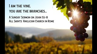 All Saints' Rome:  Sermon for the Fifth Sunday of Easter.  "I am the vine.  You are the branches"