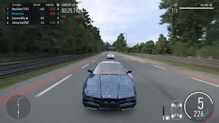 Reached 314 km/h at Le Mans with BMW 850Csi in the C-Class! Forza Motorsport