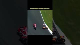 He took out two drivers at the same corner and set the race on fire