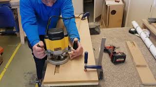 Idea to recycle your Kitchen worktop! Making Solid Oak Floating Shelf with built-in strip lights